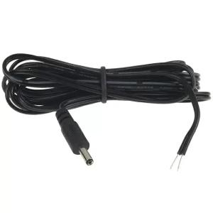 Custom high current DC cable assemblies overmold PVC black